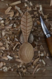 Image 1 of Cherry Wood eating spoon 