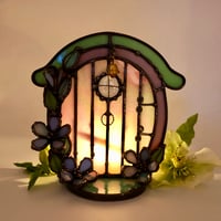 Image 4 of Floral Fairy Door Candle Holder 