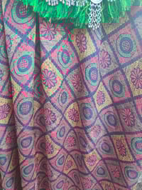 Image 4 of Pefkos maxi dress - Red green checks  Size 10-18 uk