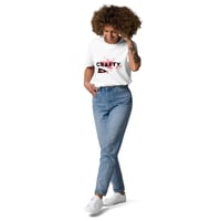 Image 2 of Crafty AF unisex organic cotton t-shirt