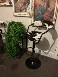 Image 4 of Luxurious Cowhide Bar Stools: