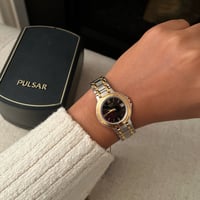 Image 6 of Vintage Pulsar Ladies Watch Two Tone 🕰️NEW IN BOX 🕰️