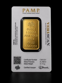 Image 1 of 24k Oz Fine Gold bar 