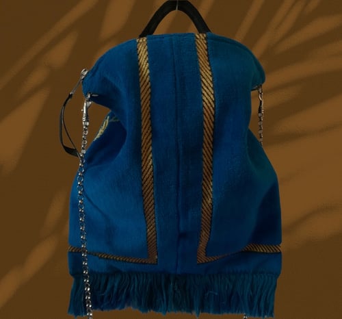 Image of Tiziana blue + shoulder bag