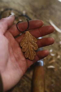Image 2 of Oak Leaf Pendant.
