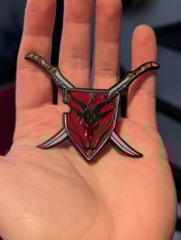 Image 2 of 3 Inches Of Blood - Fire Up the Blades Enamel Pin