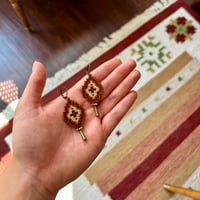 Image 4 of Thicket earrings - Desert no.3