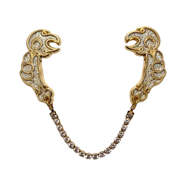 Burnt Bridges Pin - VVS Gold