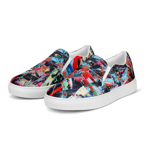 Image of "Spatial" Women’s slip-on canvas shoes