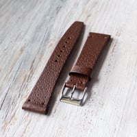 Image 1 of 20mm Corfam Style Pigskin In Mid Brown