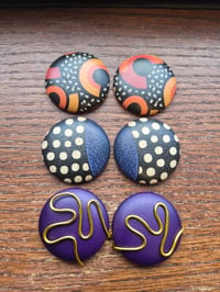 Geo Goddess Button Set