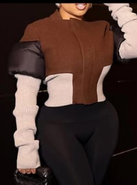 Image 1 of CHOCOLATE PUFF SLEEVE 