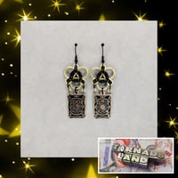 'The Wheel of Fortune' Tarot Card Earrings