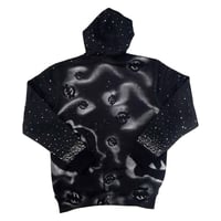 Image 2 of Villi'age Celestial  Chrome Sworvsky  Crystal  Beaded Hoodie 