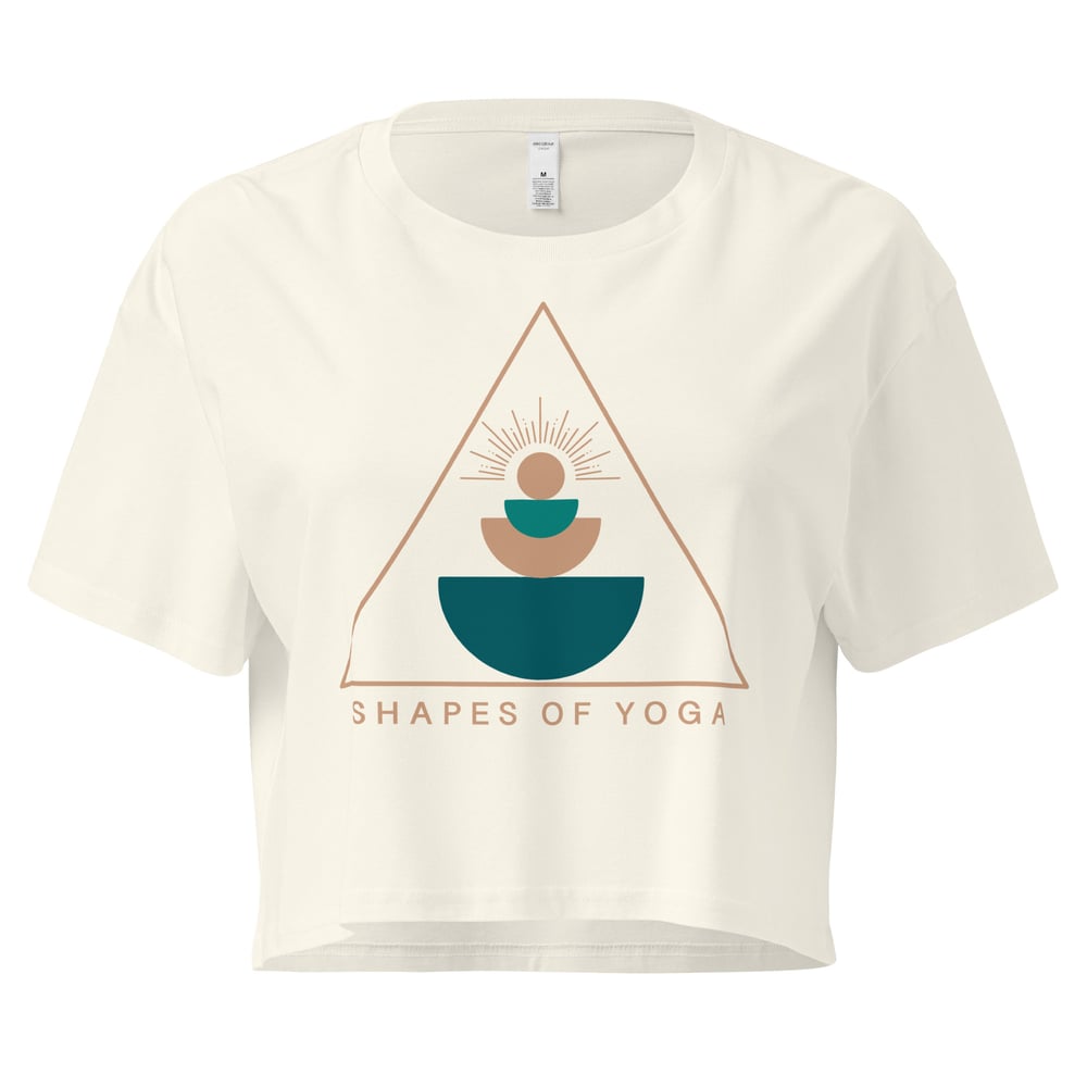 Women’s crop top - Shapes of Yoga