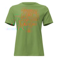 Image 1 of LOVEDCGOGO "PRETTY GIRLS LOVE" OJ/Leaf Green - Women's Relaxed T-Shirt