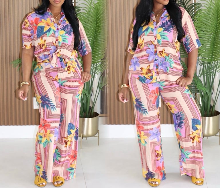 Spring Florals 2pc Set LARGE 