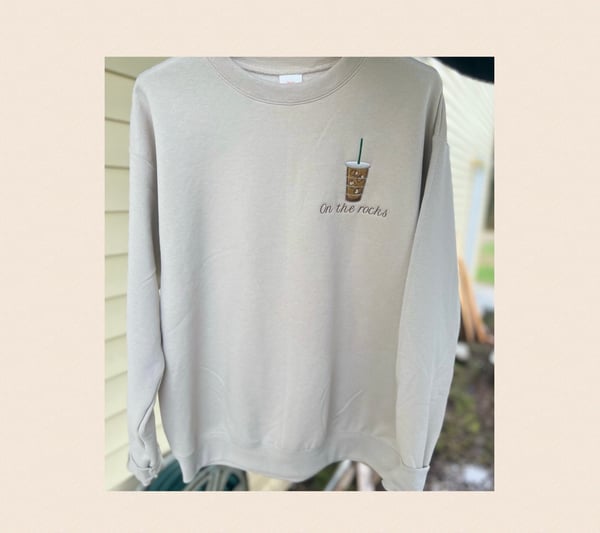 Image of Iced coffee crewneck 
