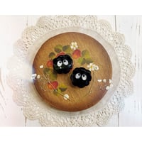 Image 1 of Ghibli Soot Sprite Mini Butterfly Clip