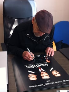 Image of Hand Signed Henry Hill Goodfellas Poster