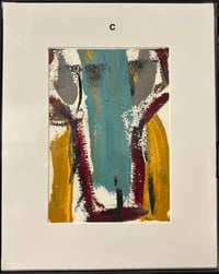 Image 3 of ART - Small Framed Cold Wax & Oil Abstract