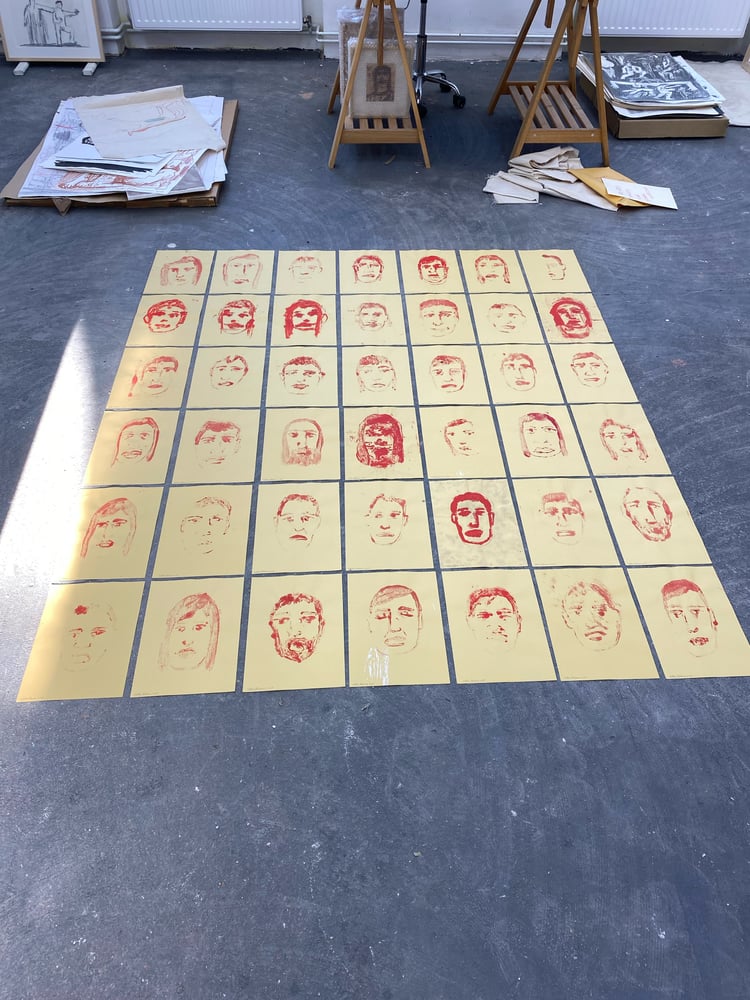 Image of 42 Faces in Red 2013