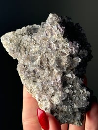 Image 3 of FAIRY HOLES POCKET CUBIC FLUORITE -LADY ANNABELLA MINE UK- C