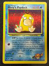 Image 1 of Misty's Psyduck - Gym Challenge Unlimited - Moderately Played