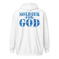 Image 4 of Soldier For God ICE Unisex heavy blend zip hoodie