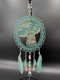 Image 1 of Metallic Neopolitan Shroom Dreamcatcher