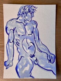Image 1 of Watercolour ~ Blue Boys XVIII