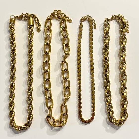 Image of COLLANA CATENA ACCIAIO