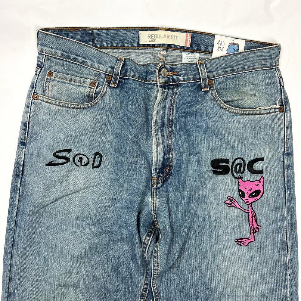 Image of Alien Bby Jeans (Blue)