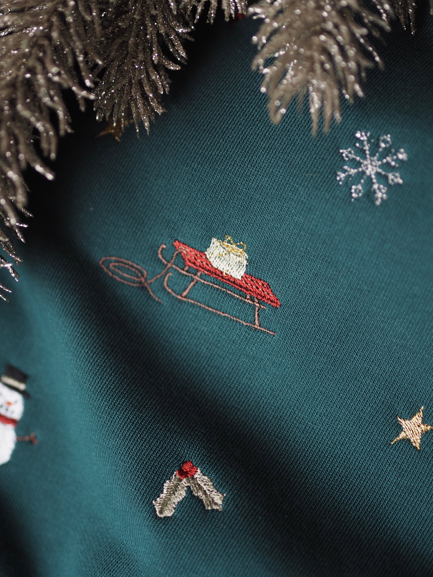 Image of Christmas Sprinkles - Glazed Green Sweater