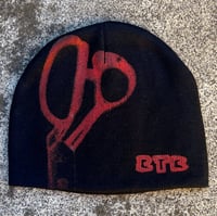 Image 1 of SCISSOR BEANIE - RED