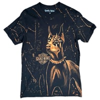 “DOBERDAVIDSON #3” Custom Bleach Painted T-shirt MEDIUM