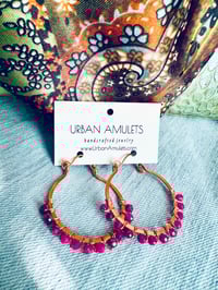 Image 2 of Ruby (Copper) Swing Earrings