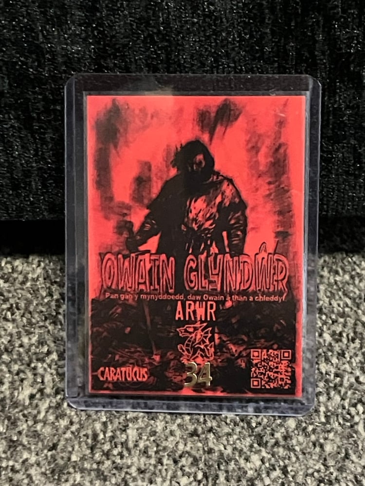 OWAIN GLYNDWR collector card (/44) Image 2