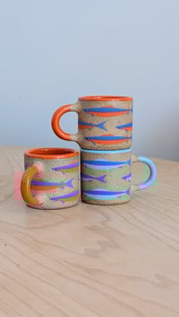 Image 2 of Swimming Sardine Mini Mug