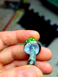 Image 5 of Mushroom pendant with lil inch worm bale 🐛🍄🫠