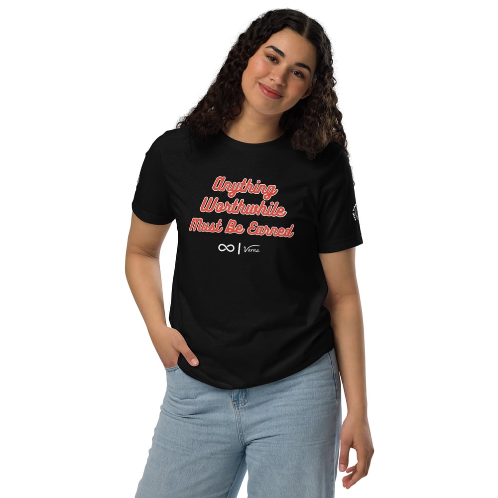 Image of RED YOU MUST EARN - Unisex staple eco t-shirt 
