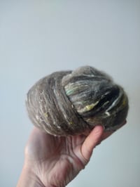Image 3 of Mossy Tweed Luxury Batt For Spinning, Felting, Fiber Arts, Quilting
