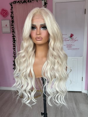 Image of human hair platinum blonde (ready to ship) 