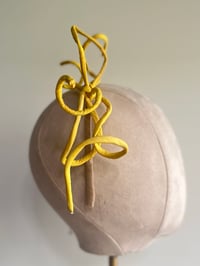 Image 2 of Yellow rouleau bow