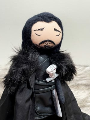 Image of Jon Snow Inspired Art Doll