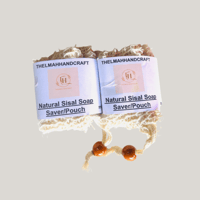 Image 1 of Natural Sisal Soap Saver/Pouch