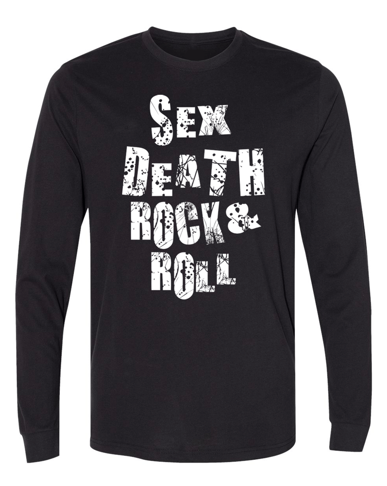 Image of Distressed Sex and Death Long Sleeve T-shirt 
