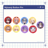 Image 1 of Nijisanji Button Pin