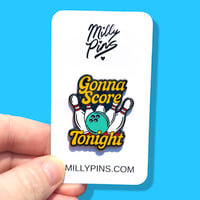 Gonna Score Tonight (Grease 2 Inspired) Bowling Enamel Pin