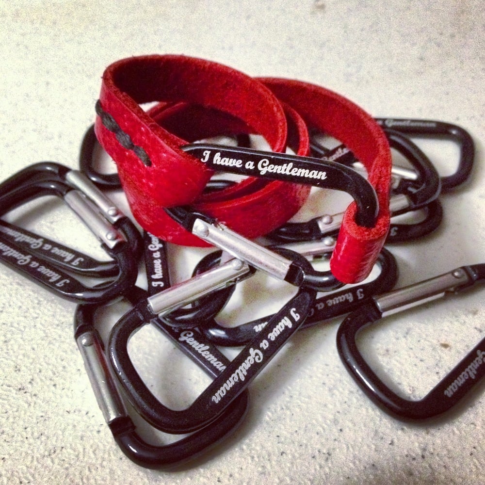 Image of I Have A Gentleman - Red , Tan, Brown and Black